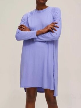 Eileen Fisher hydrangea viscose jersey dress